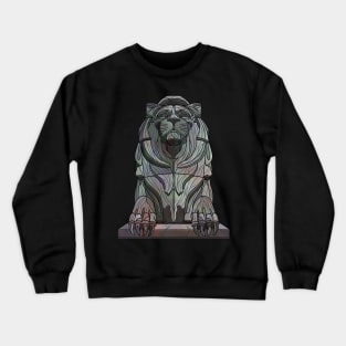 Lion statue Crewneck Sweatshirt